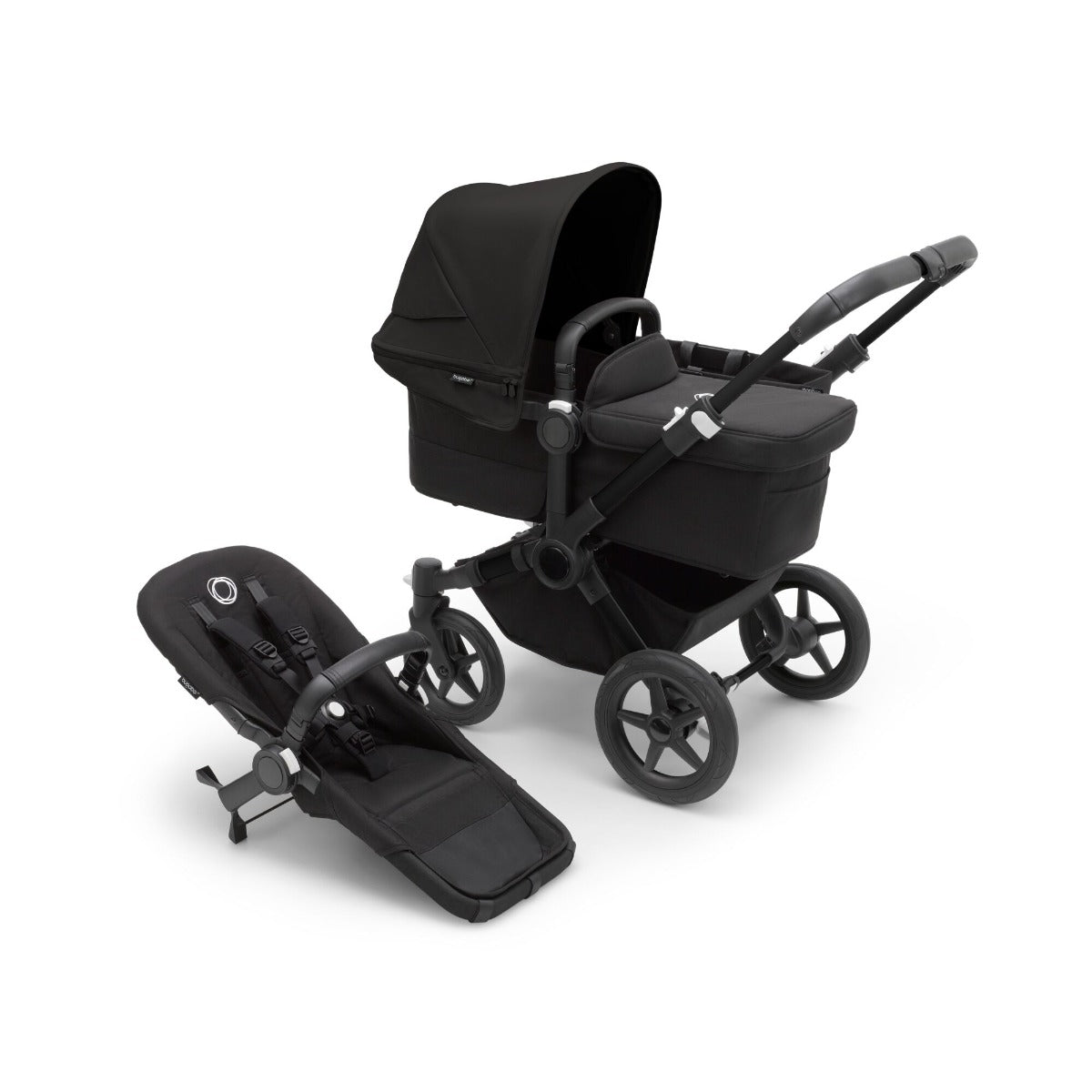 Bugaboo Donkey 5 Mono Ultimate Maxi-Cosi Cabriofix i-Size Travel System Bundle - Midnight Black 7