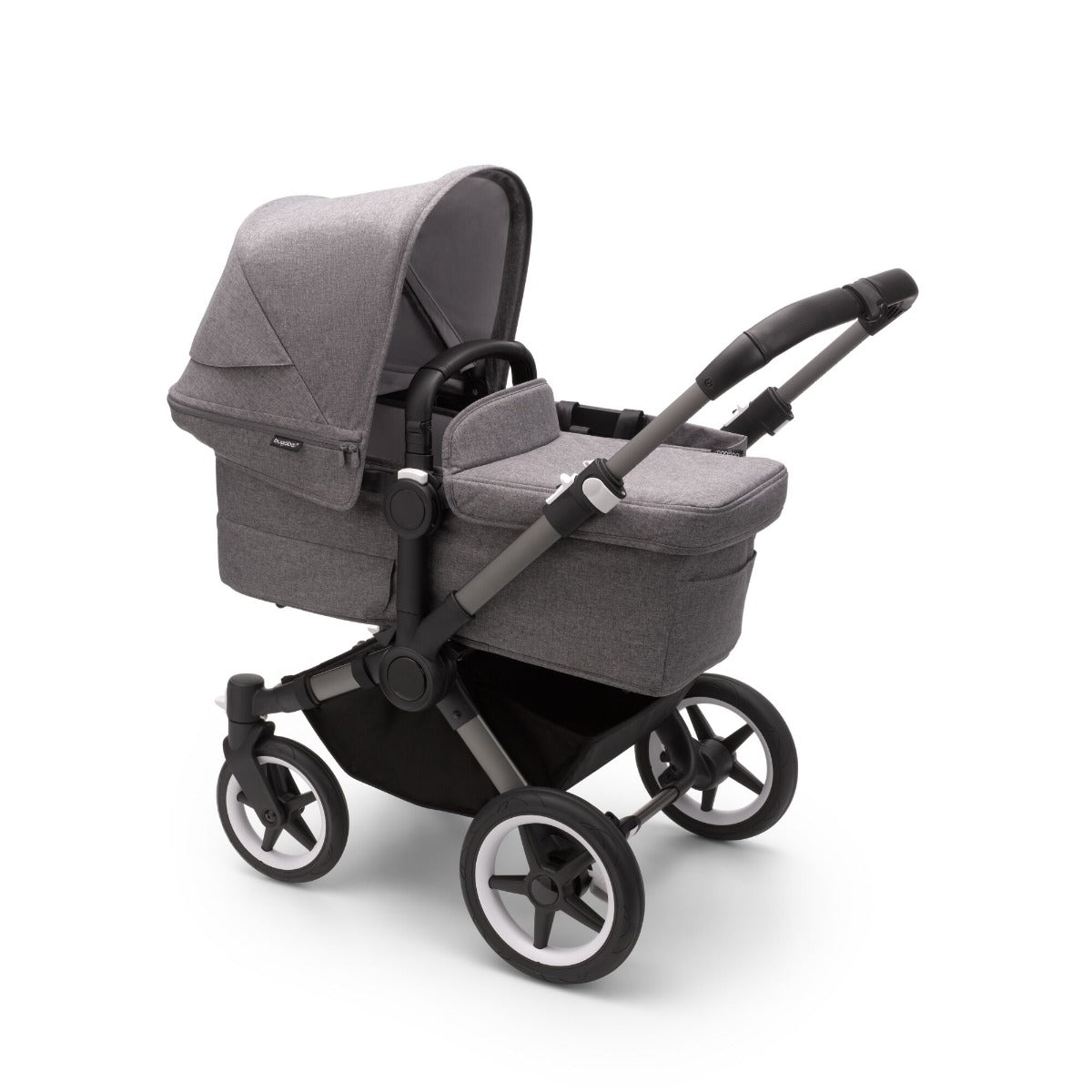 Bugaboo Donkey 5 Mono with Otter 360 Travel System - Graphite/Grey Melange 4