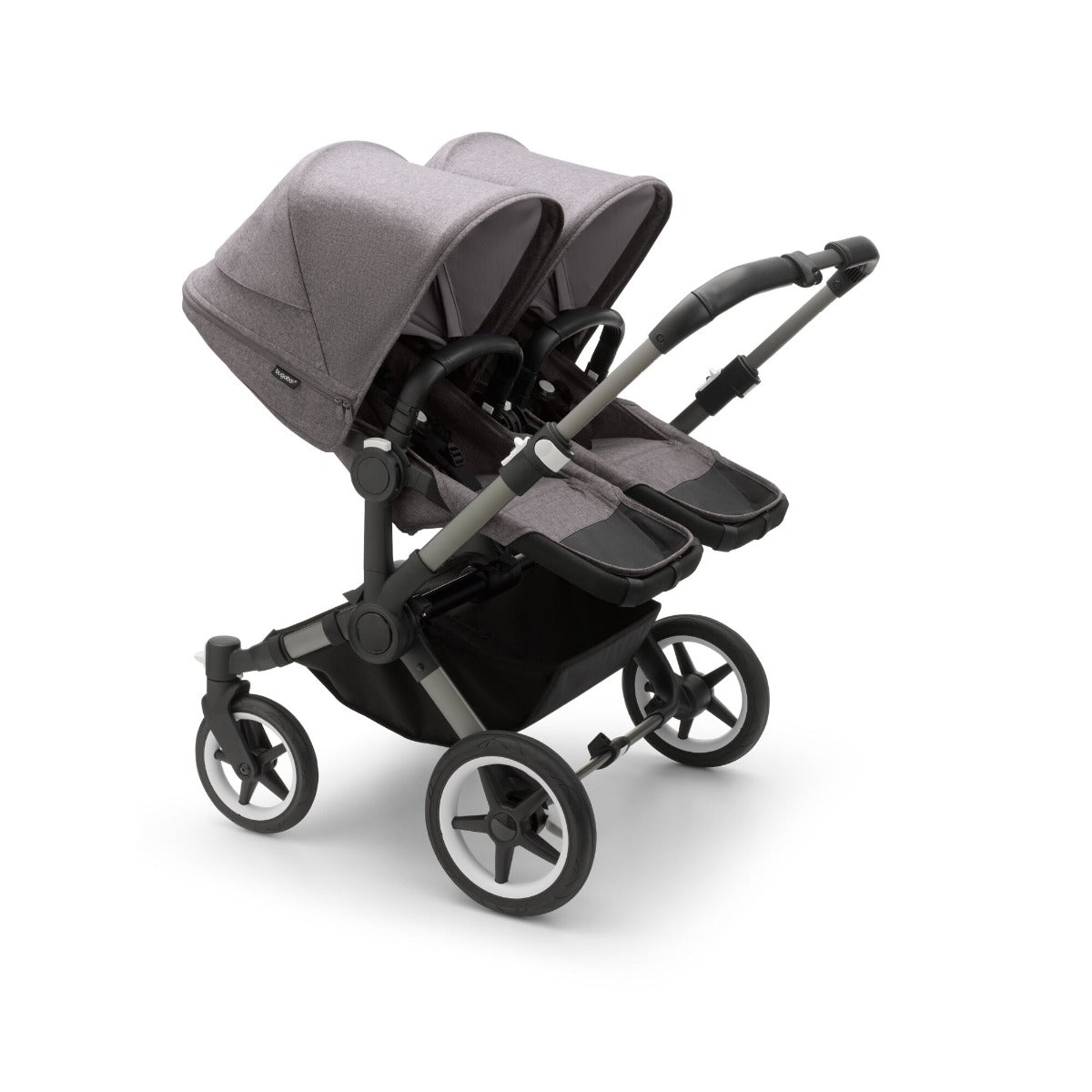 Bugaboo Donkey 5 Twin with Turtle Air Travel System - Graphite/Grey Melange 4