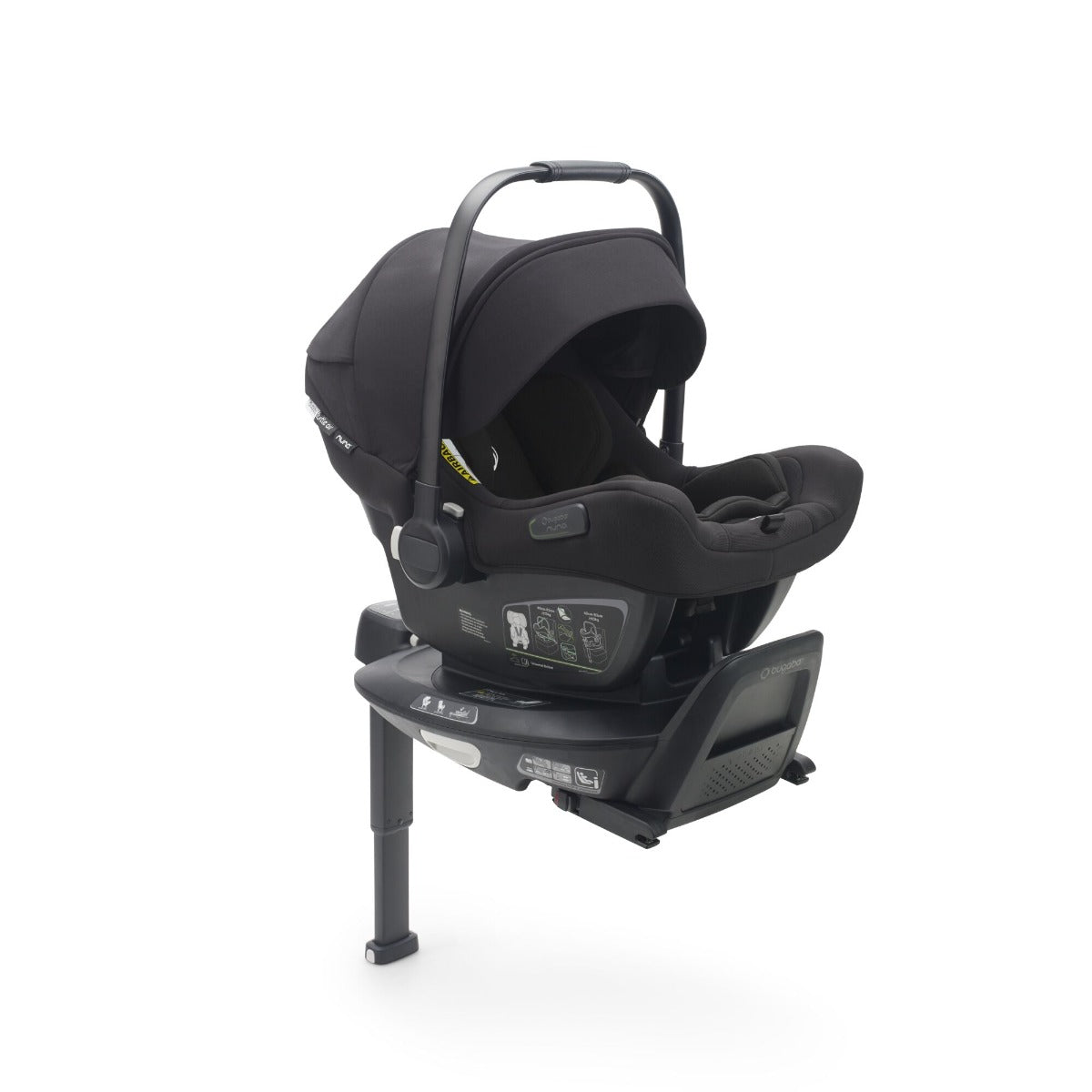 Bugaboo Turtle Air by Nuna Car Seat + 360 Rotating Base - Black 1