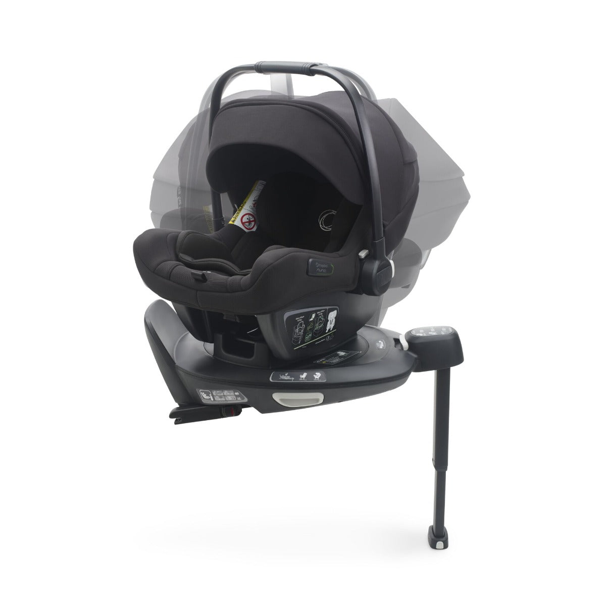 Bugaboo Turtle Air by Nuna Car Seat + 360 Rotating Base - Black 16