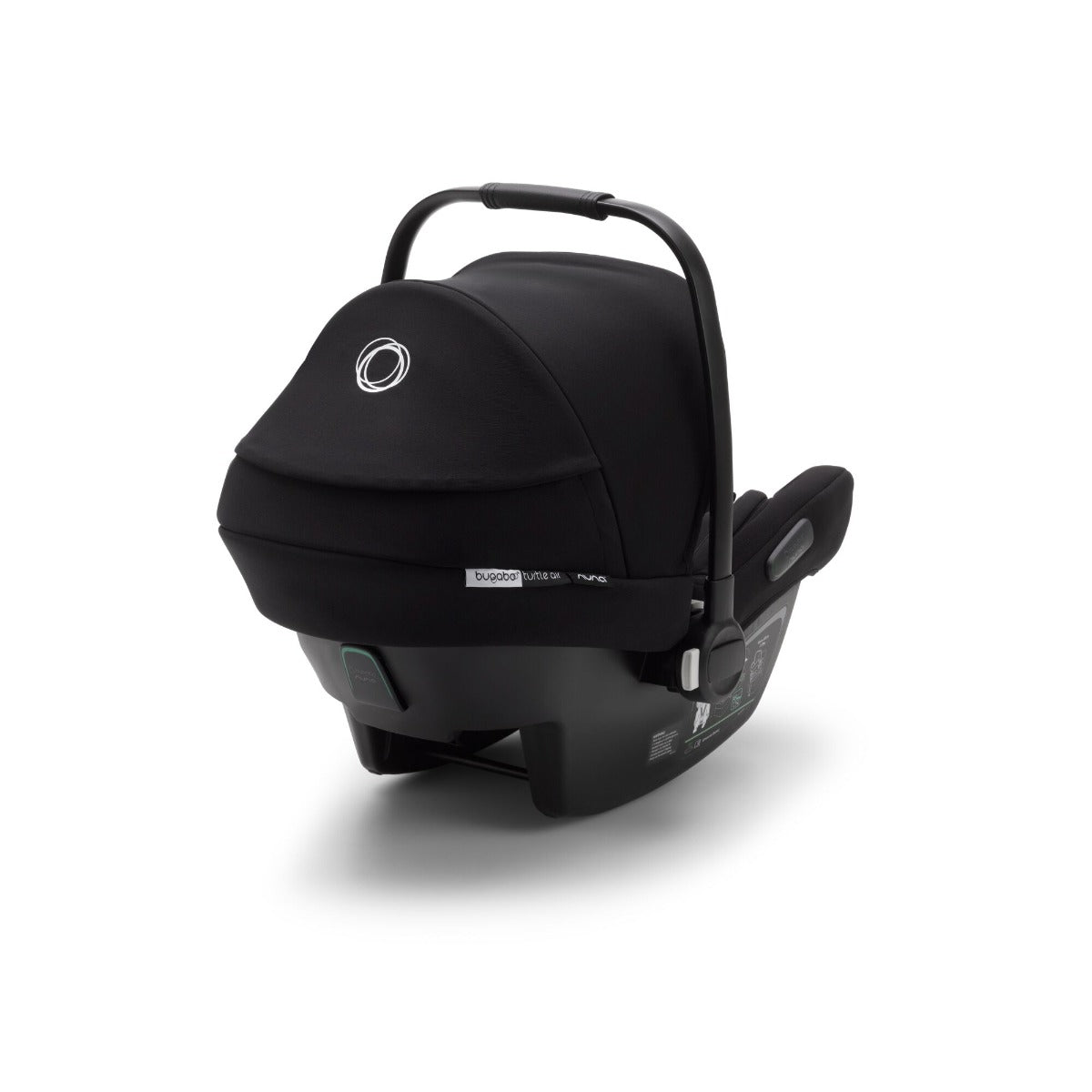 Bugaboo Owl by Nuna + Turtle Air + 360 Rotating Base - Mineral Washed Black 8