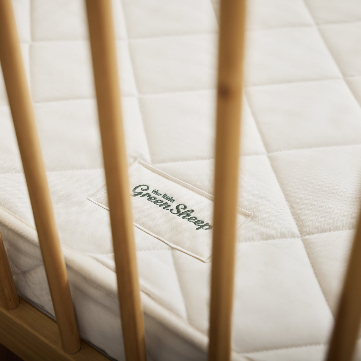 Little Green Sheep Twist Natural Toddler Mattress 70x160cm to fit IKEA