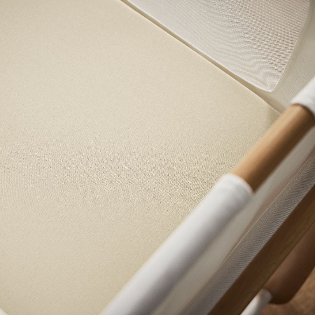 Little Green Sheep Organic Crib Fitted Sheets in Linen