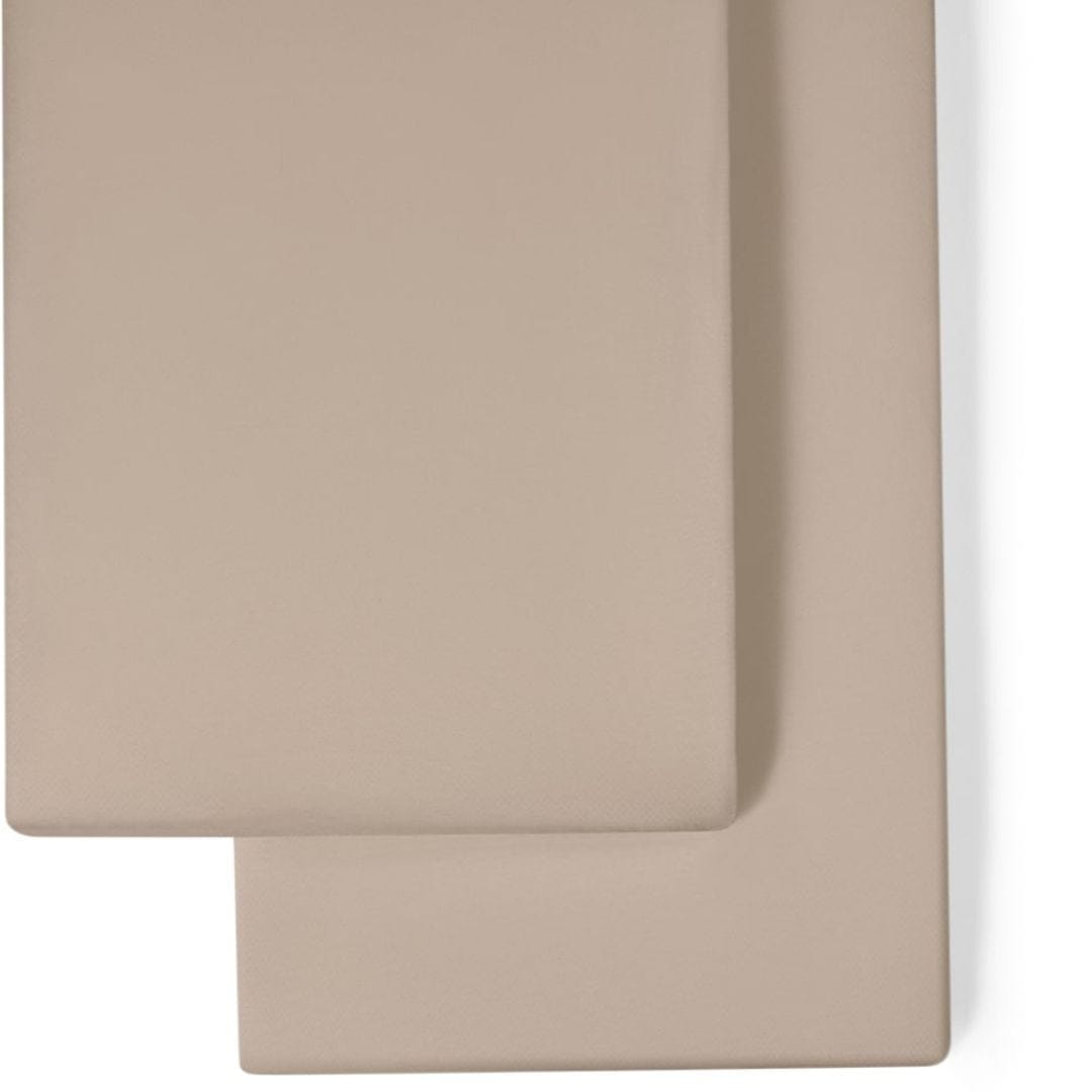 Little Green Sheep Organic Crib Fitted Sheets in Truffle