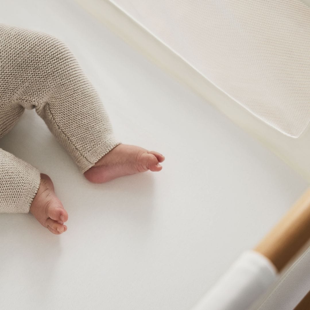 Little Green Sheep Twin Pack Cotton Sheets to fit Stokke Mini Crib (60cm by 70cm)