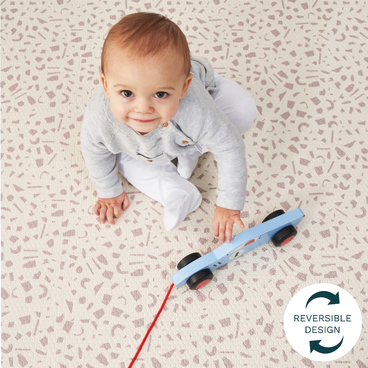 Tutti Bambini Luxury Padded XL Play Mat - Bubble & Terrazzo