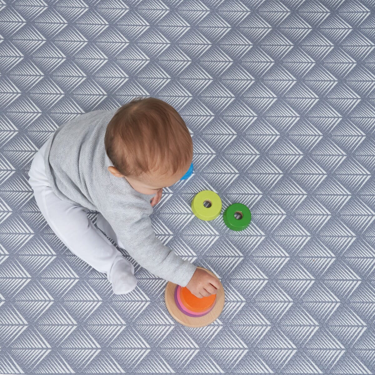 Tutti Bambini Luxury Padded XL Play Mat - Fan