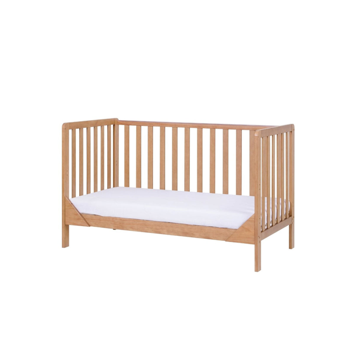 Tutti Bambini Malmo Cot Bed with Rio Furniture 2 Piece Room Set - Dove Grey/Honey Oak