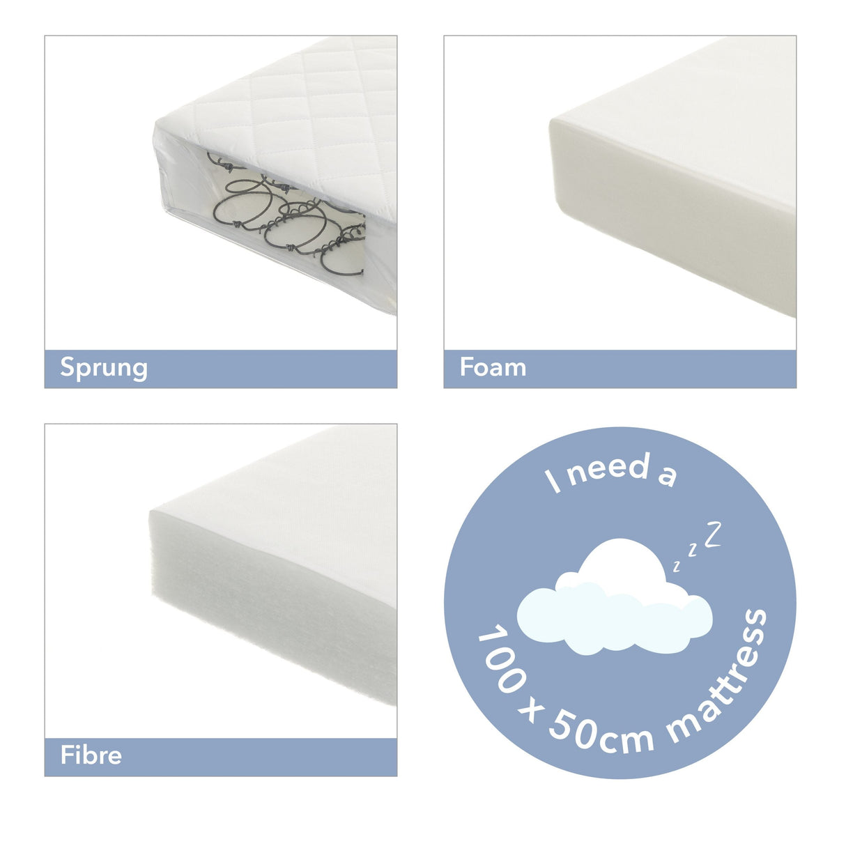 Obaby Bantam Space Saver Cot & Cot Top Changer - White