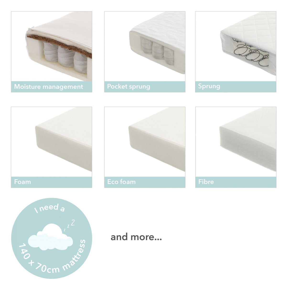 Obaby Maya Cot Bed - Slate