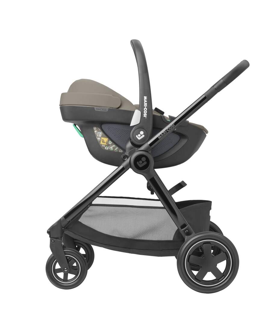 Maxi-Cosi Adorra Luxe Travel System with Base - Twillic Truffle 4