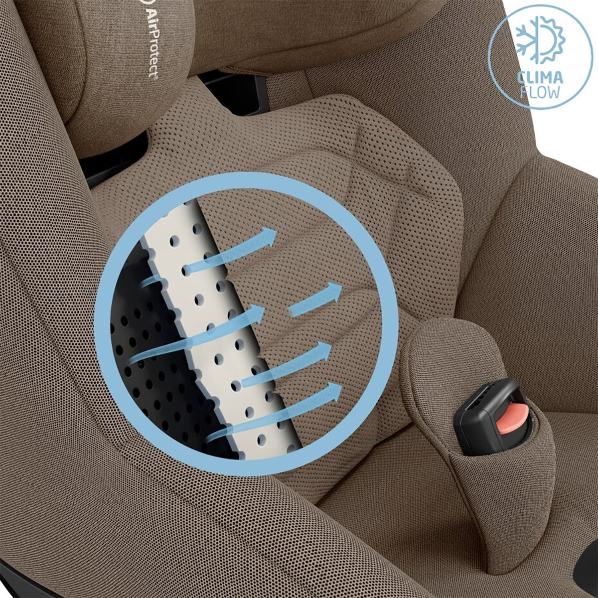 Maxi-Cosi Mica 360 Pro with SlideTech® - Authentic Truffle 9