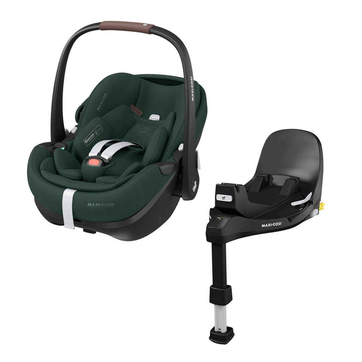 Maxi-Cosi Pebble 360 Pro2 Car Seat + FamilyFix 360 Pro Base - Twillic Green 1