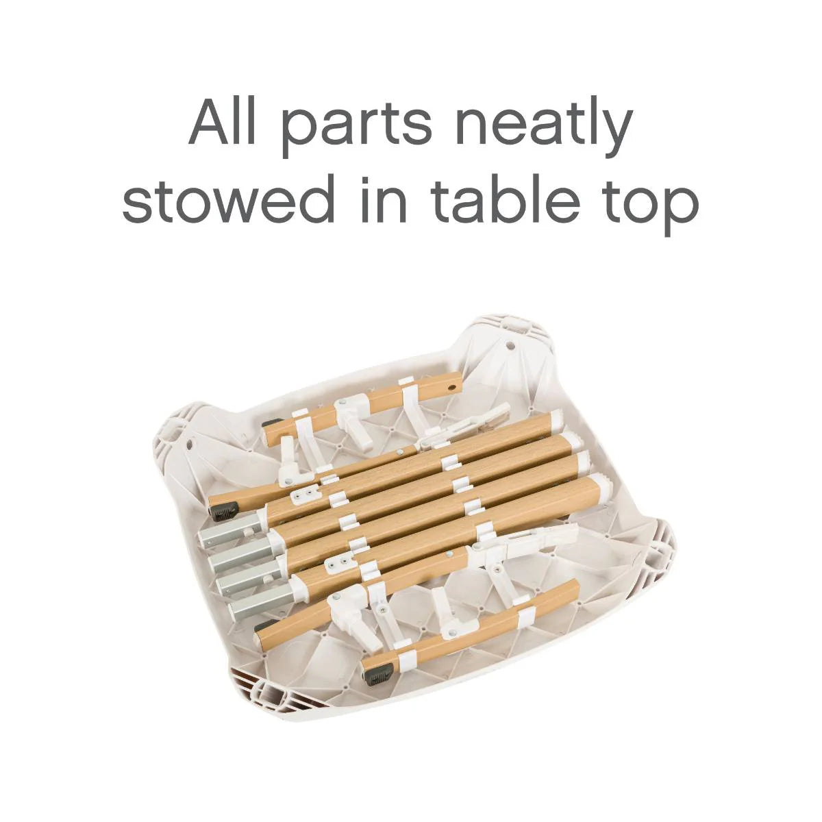 Tutti Bambini Nova Birth to 12 Years Complete Highchair Package - Ecru/Scandinavian Walnut