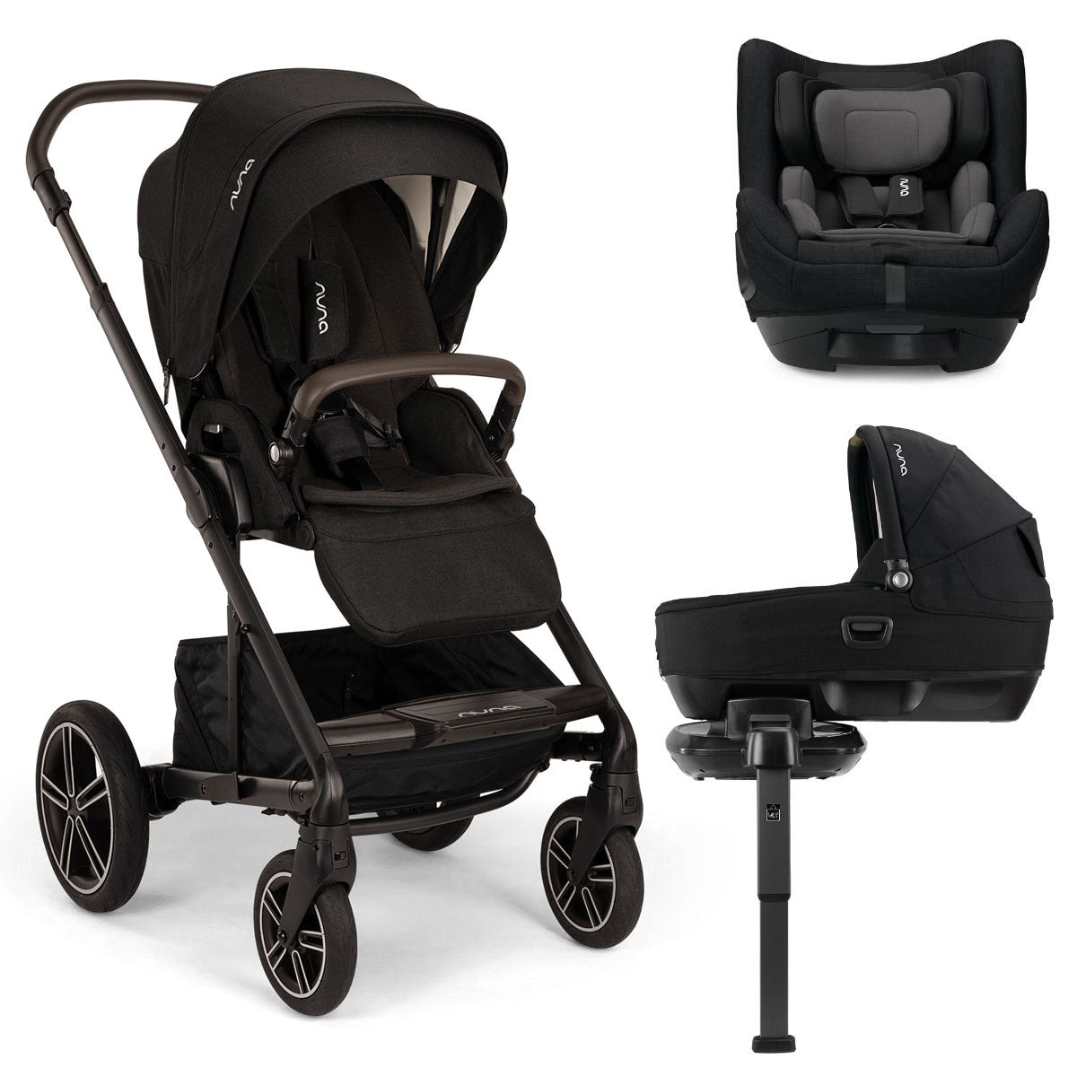 Nuna MIXX Next + CARI + TODL Next Generation Travel System Bundle - Caviar 1