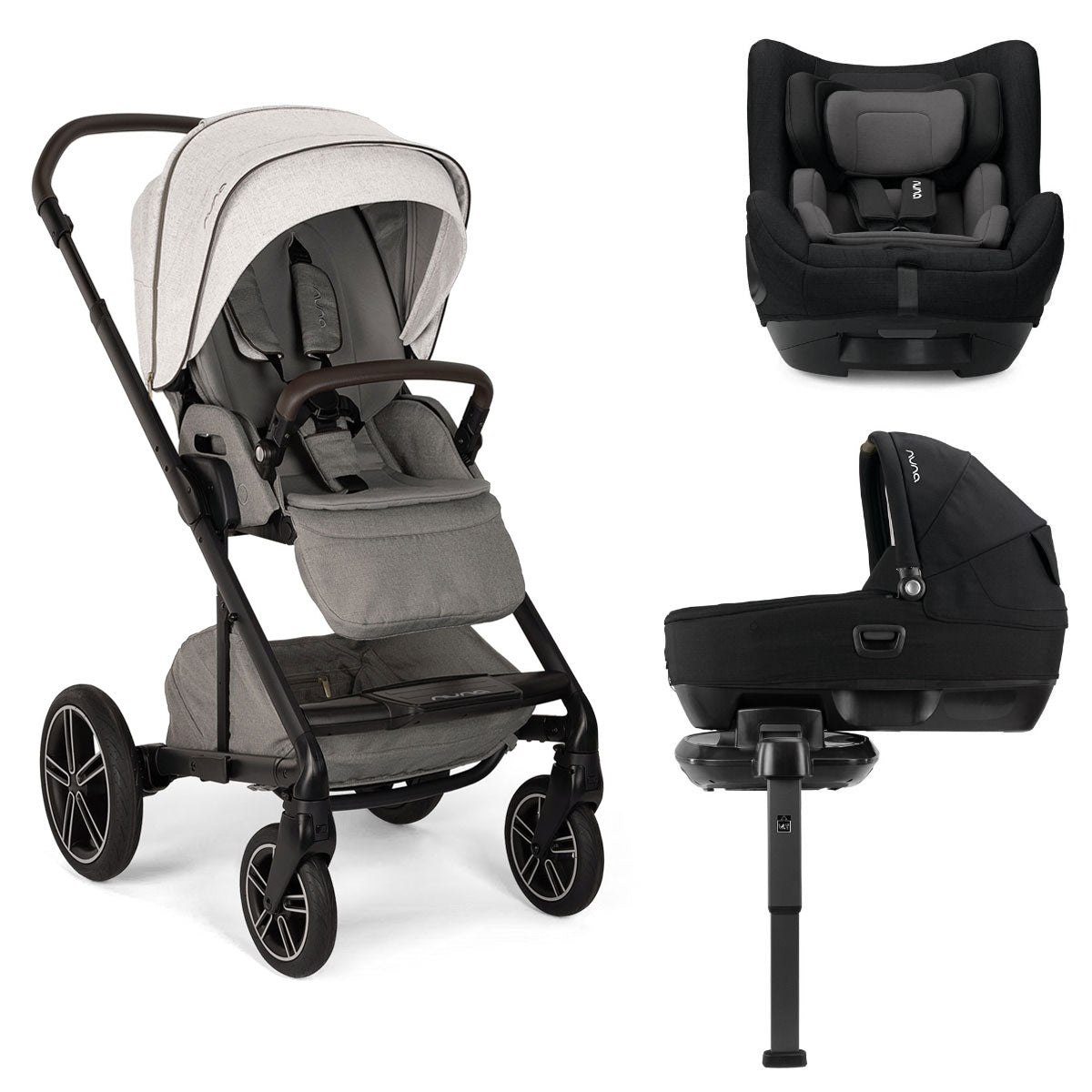Nuna MIXX Next + CARI + TODL Next Generation Travel System Bundle - Mineral 1