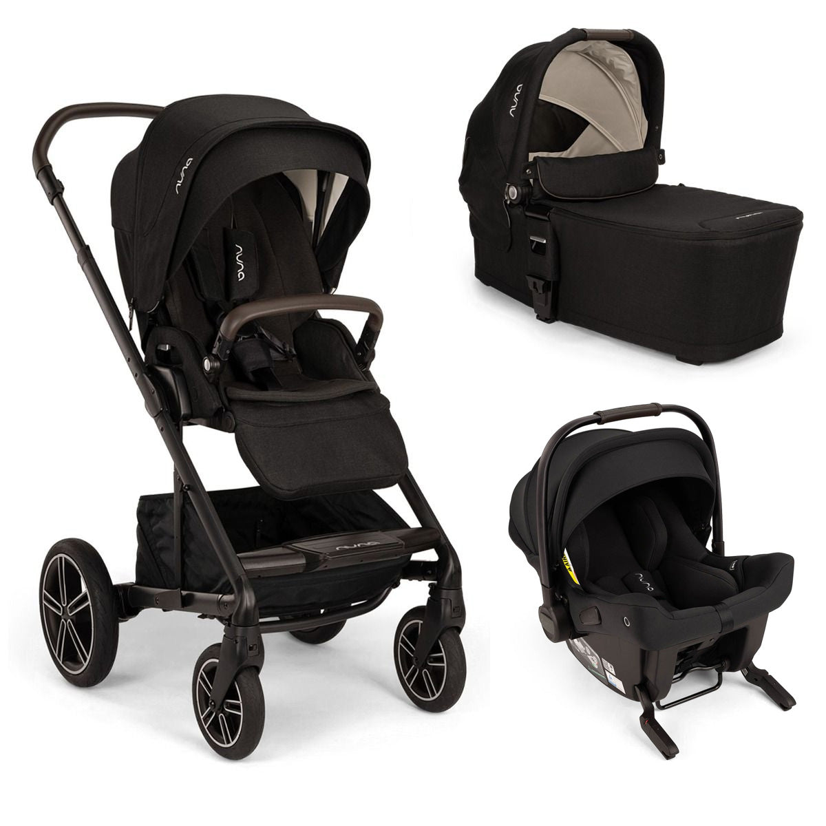 Nuna MIXX Next + PIPA Urbn Travel System Bundle - Caviar 1