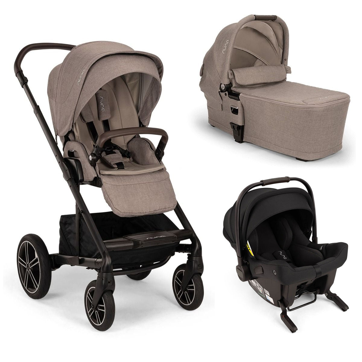 Nuna MIXX Next + PIPA Urbn Travel System Bundle - Cedar 1