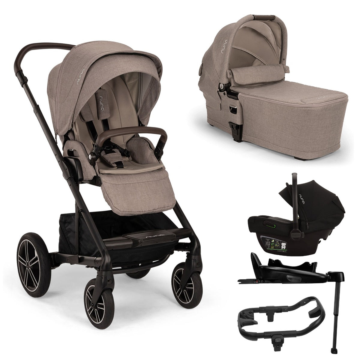 Nuna MIXX Next + PIPA Next Generation Travel System Bundle - Cedar 1