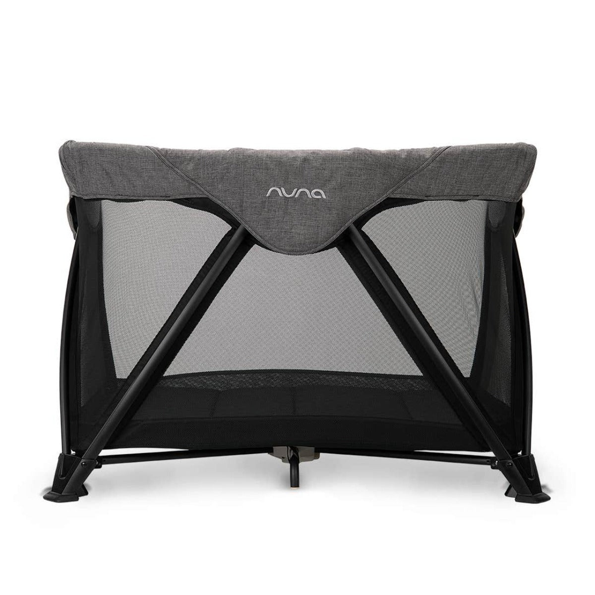 Nuna SENA Aire Travel Cot with Zip On Bassinet - Charcoal 5