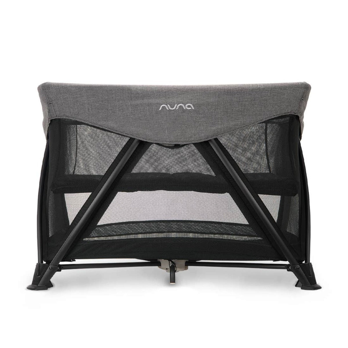 Nuna SENA Aire Travel Cot with Zip On Bassinet - Charcoal 6