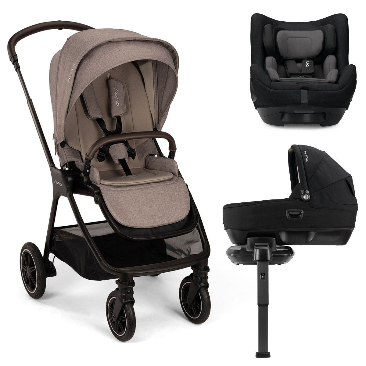 Nuna TRIV Next + CARI + TODL Next Generation Travel System Bundle - Cedar 1