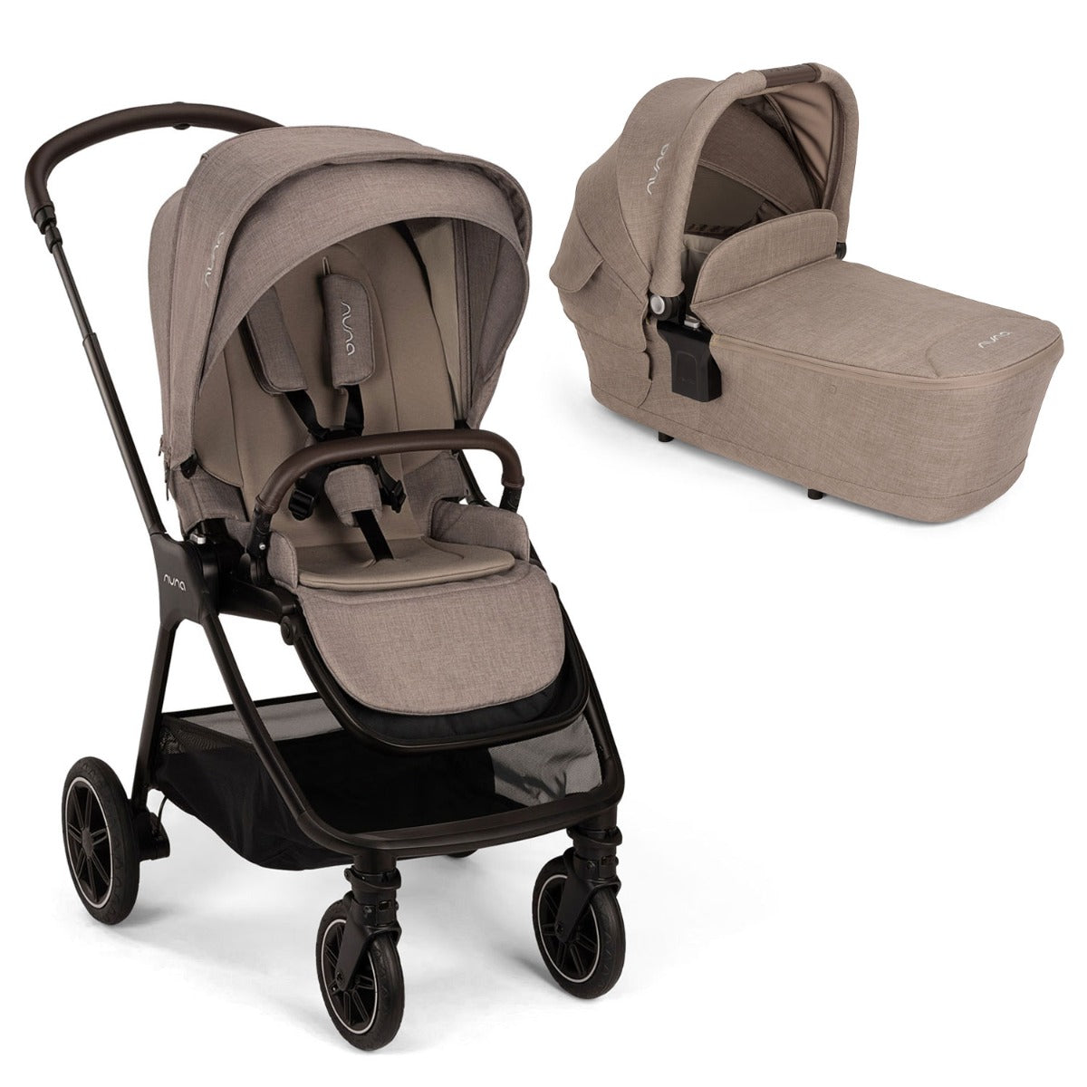 Nuna TRIV Next Stroller + LYTL Carrycot - Cedar 1