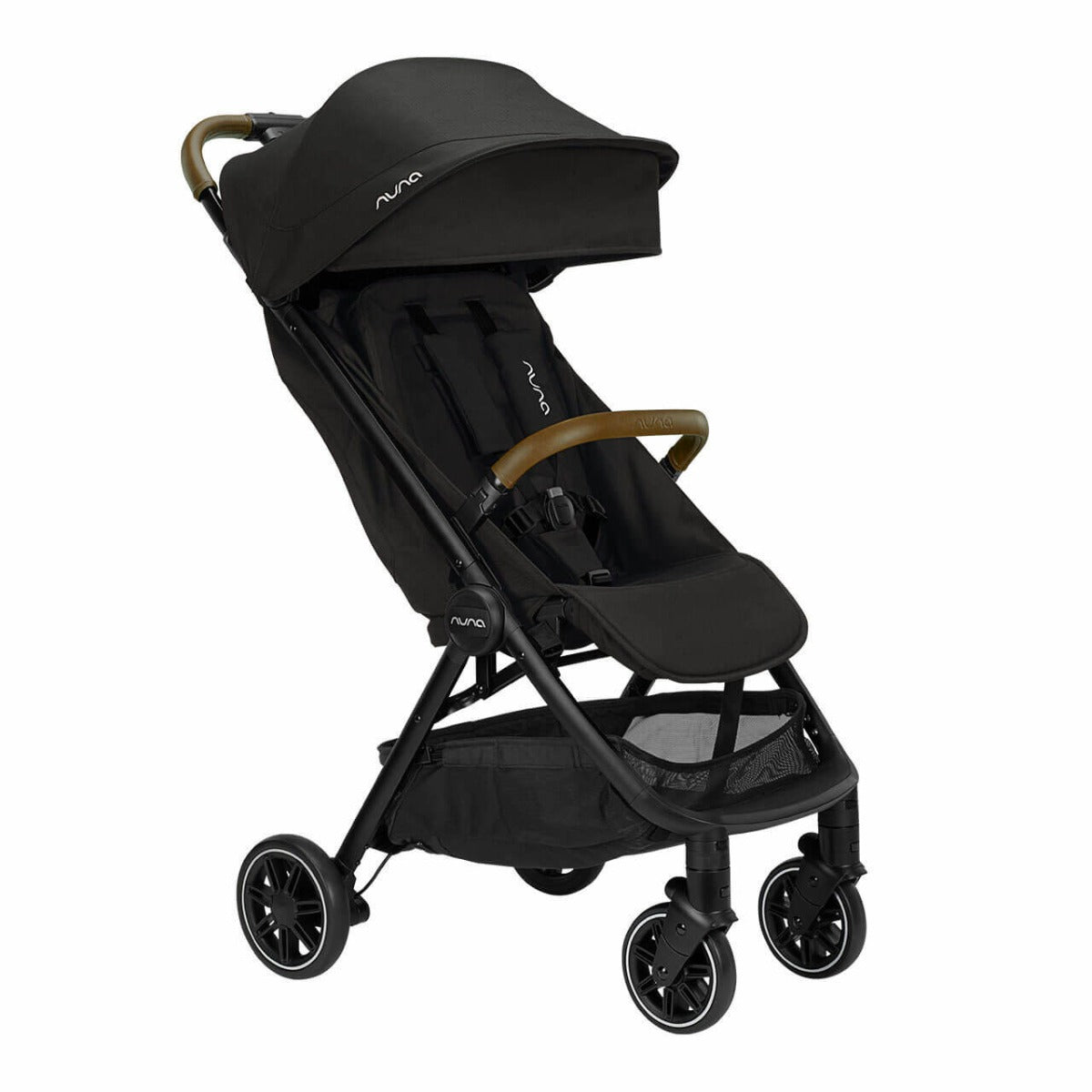 Nuna TRVL Compact Stroller with Raincover & Travel Bag - Caviar 9