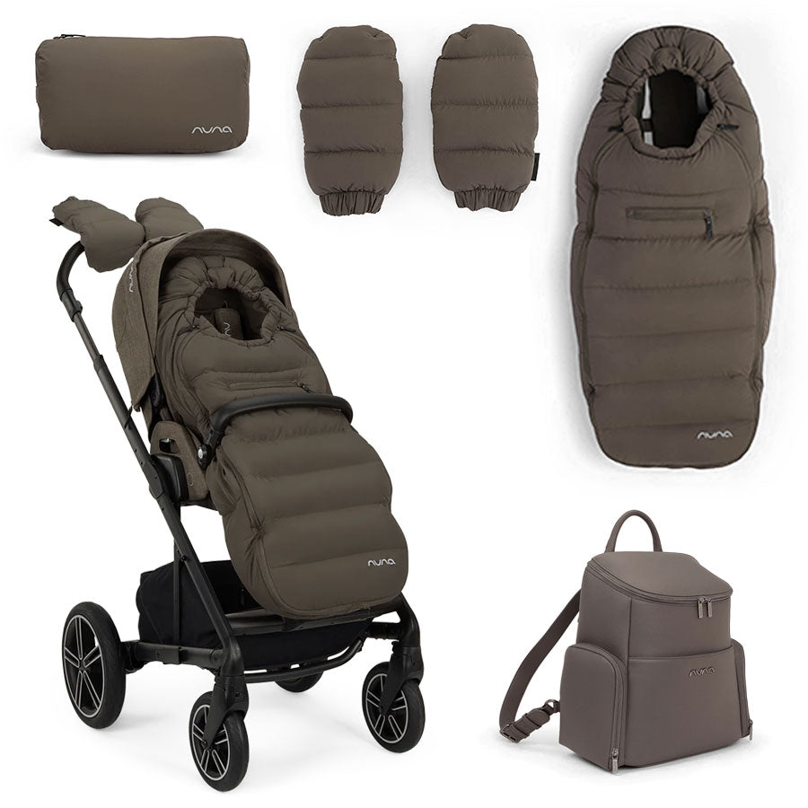Nuna Winter Stroller Set with Changing Bag - Pistachio