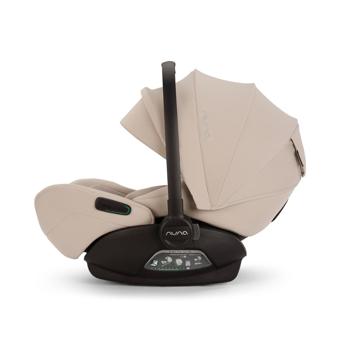 Nuna MIXX Next with ARRA Flex & Base Curv Travel System Bundle - Biscotti 19