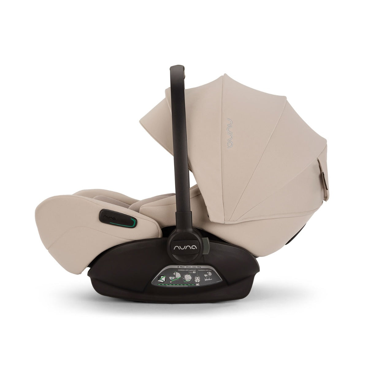 Nuna TRIV Next with ARRA Flex & Base Curv Travel System Bundle - Biscotti 19