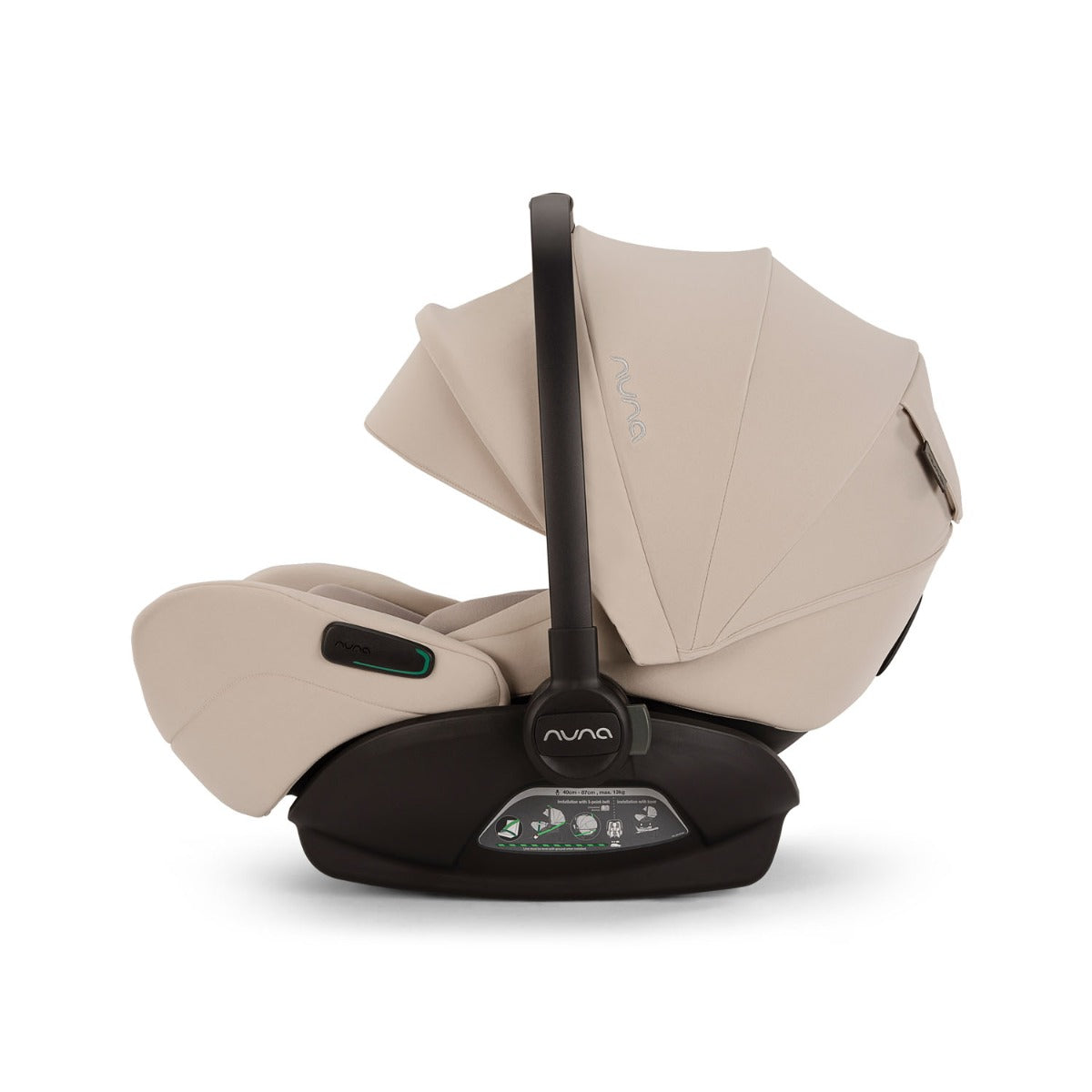 Nuna MIXX Next with ARRA Flex & Base Curv Travel System Bundle - Biscotti 18