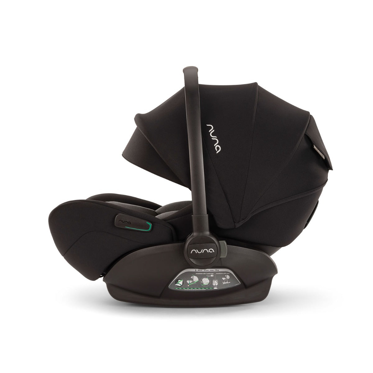 Nuna TRIV Next with ARRA Flex & Base Curv Travel System Bundle - Caviar 17