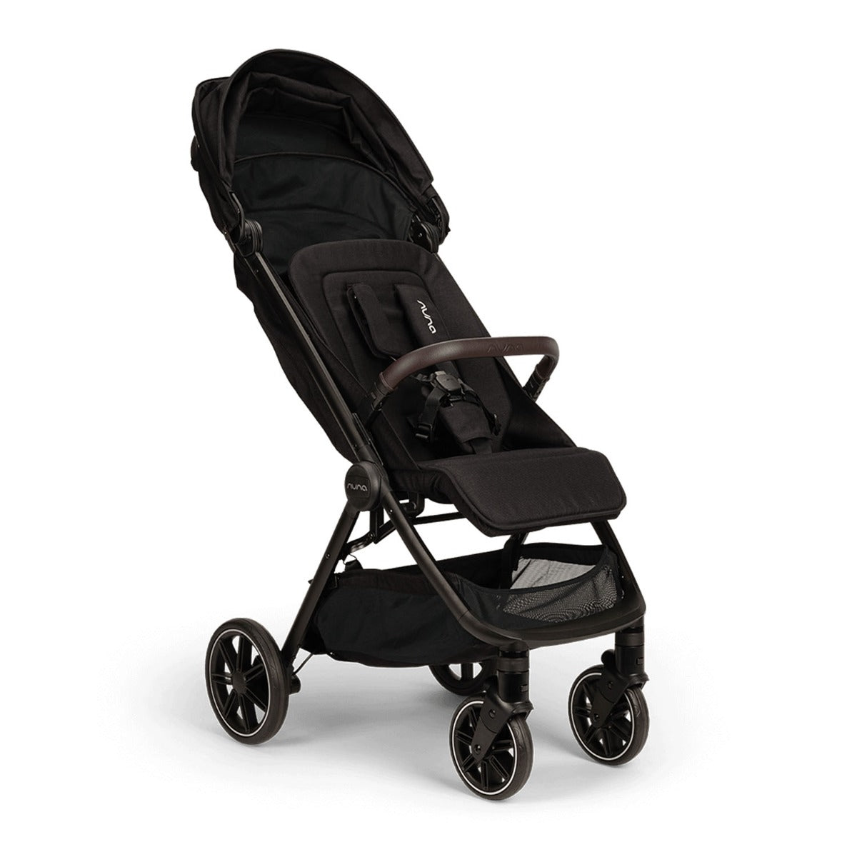 Nuna TRVL LX Compact Stroller with Raincover & Travel Bag - Caviar 15