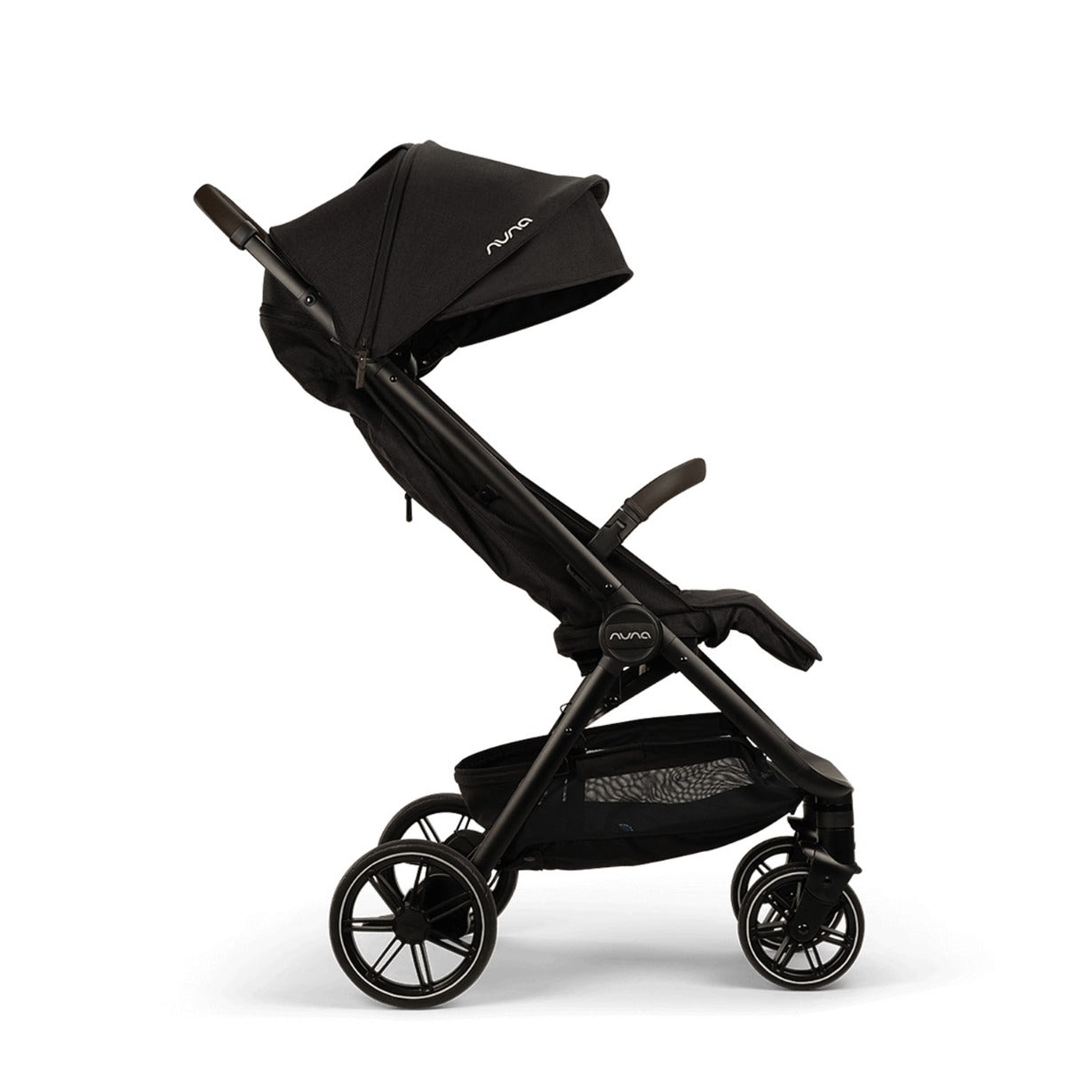 Nuna TRVL LX Compact Stroller with Raincover & Travel Bag - Caviar 7