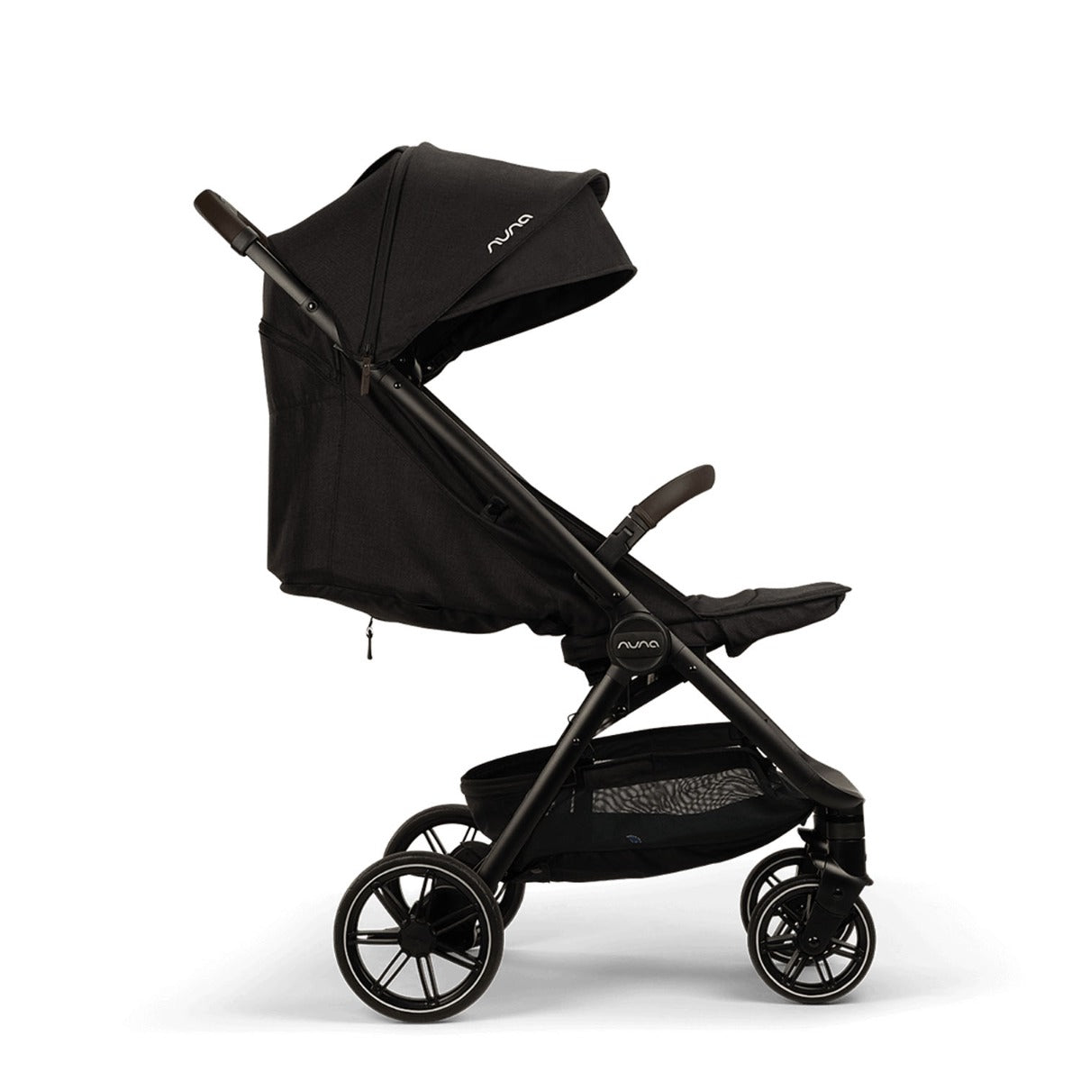 Nuna TRVL LX Compact Stroller with Raincover & Travel Bag - Caviar 8