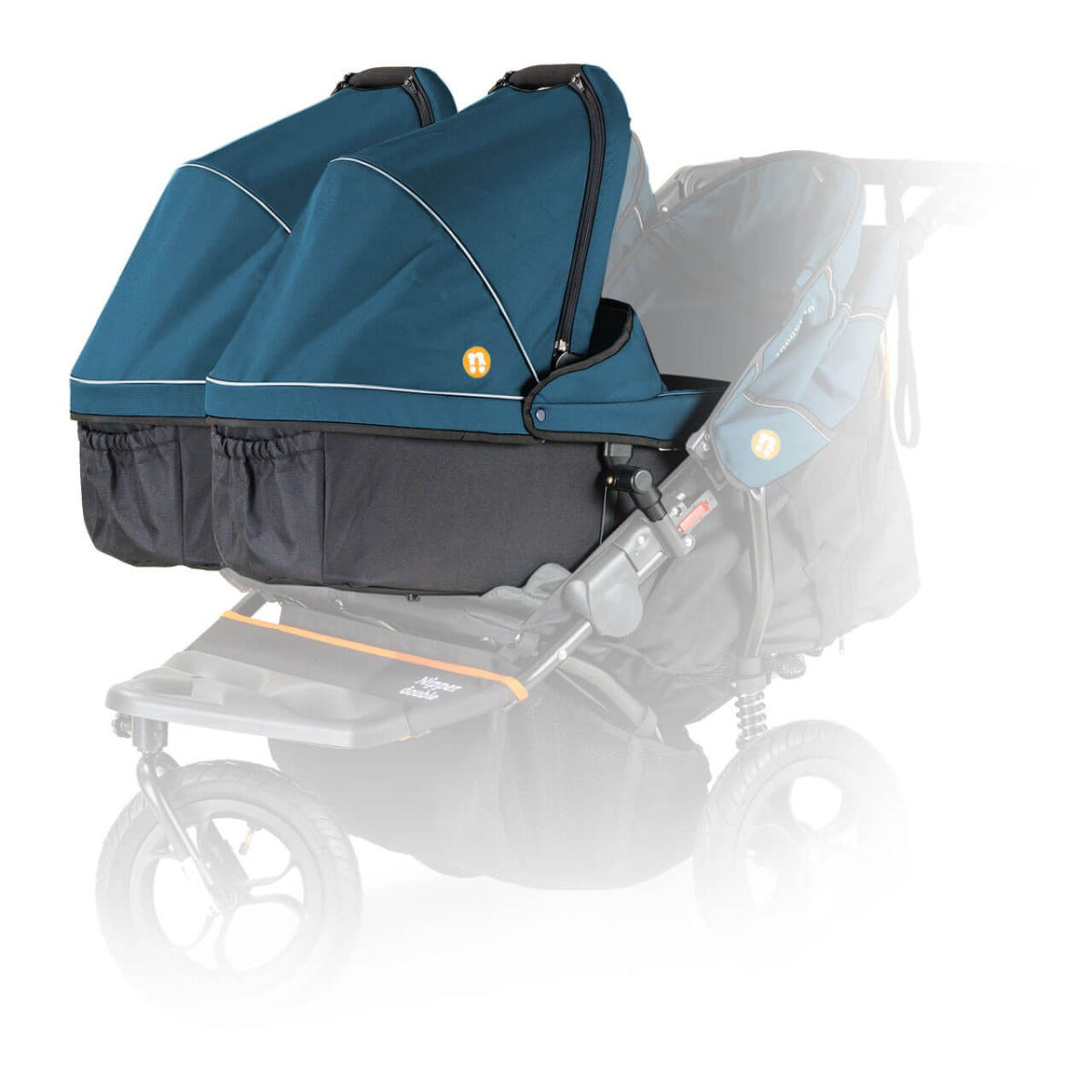 Out n About Nipper V5 Double Carrycot - Highland Blue 3