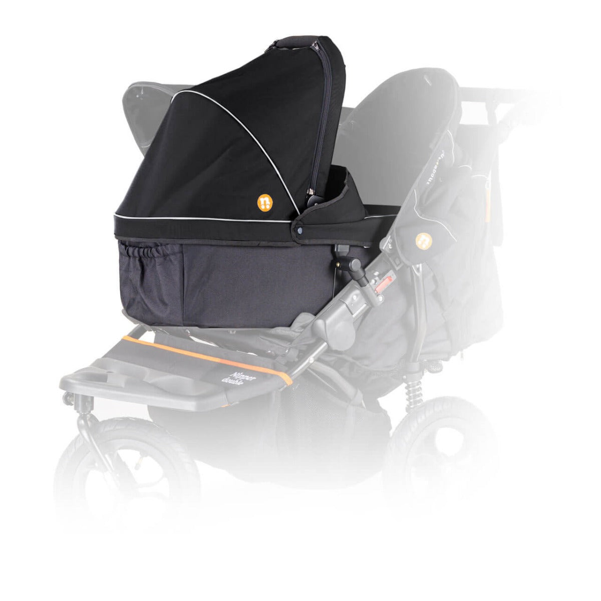Out n About Nipper V5 Double Carrycot - Summit Black 2