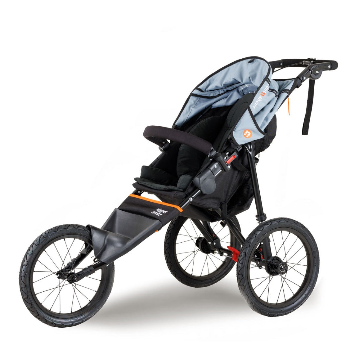 Out n About Nipper Sport V5 Single Pushchair - Rocksalt Grey 3