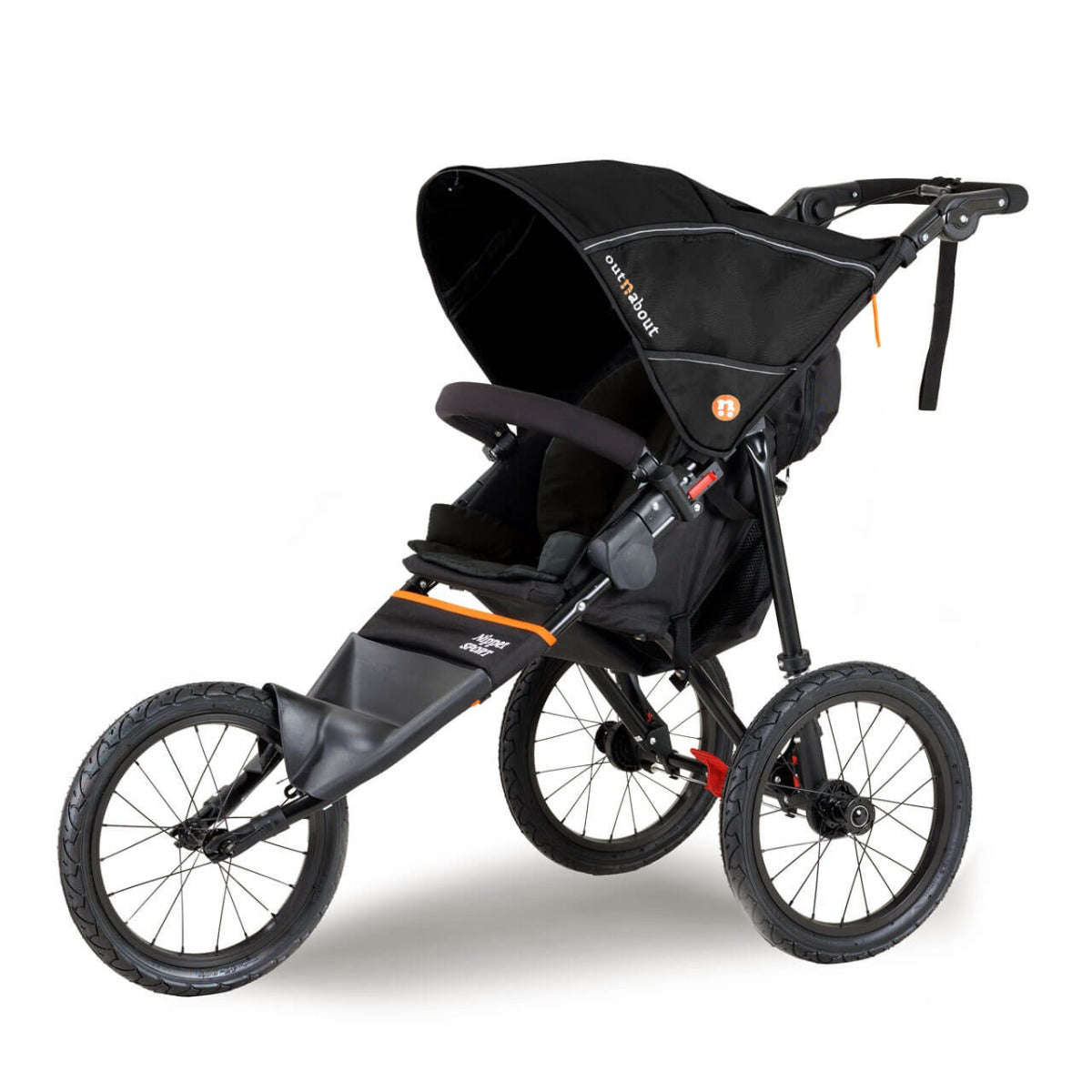 Out n About Nipper Sport V5 Single Pushchair - Summit Black 1