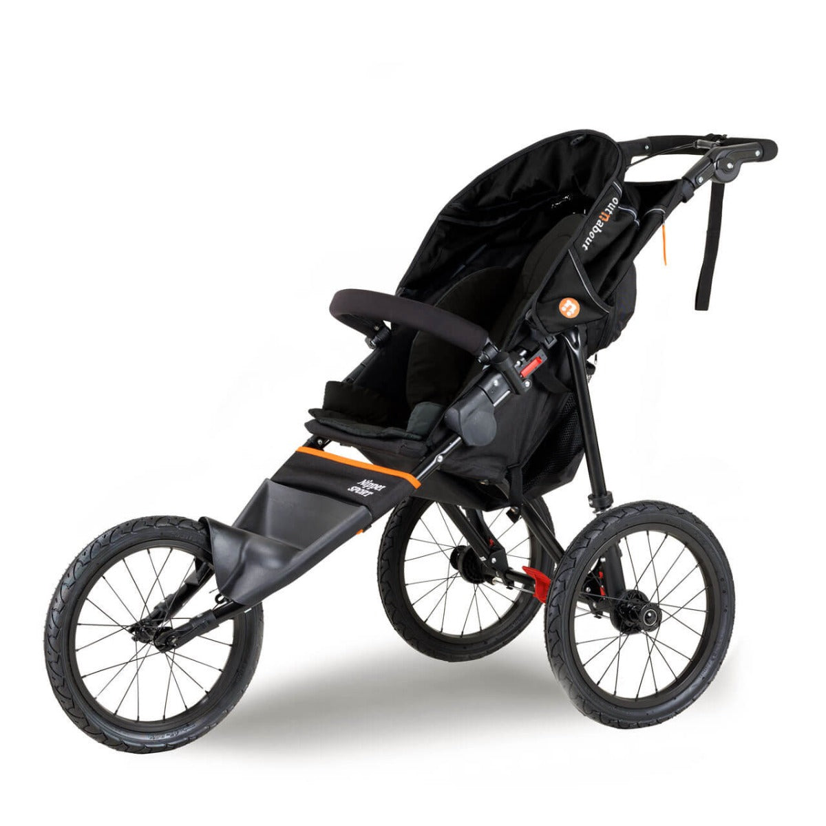Out n About Nipper Sport V5 Single Pushchair - Summit Black 2
