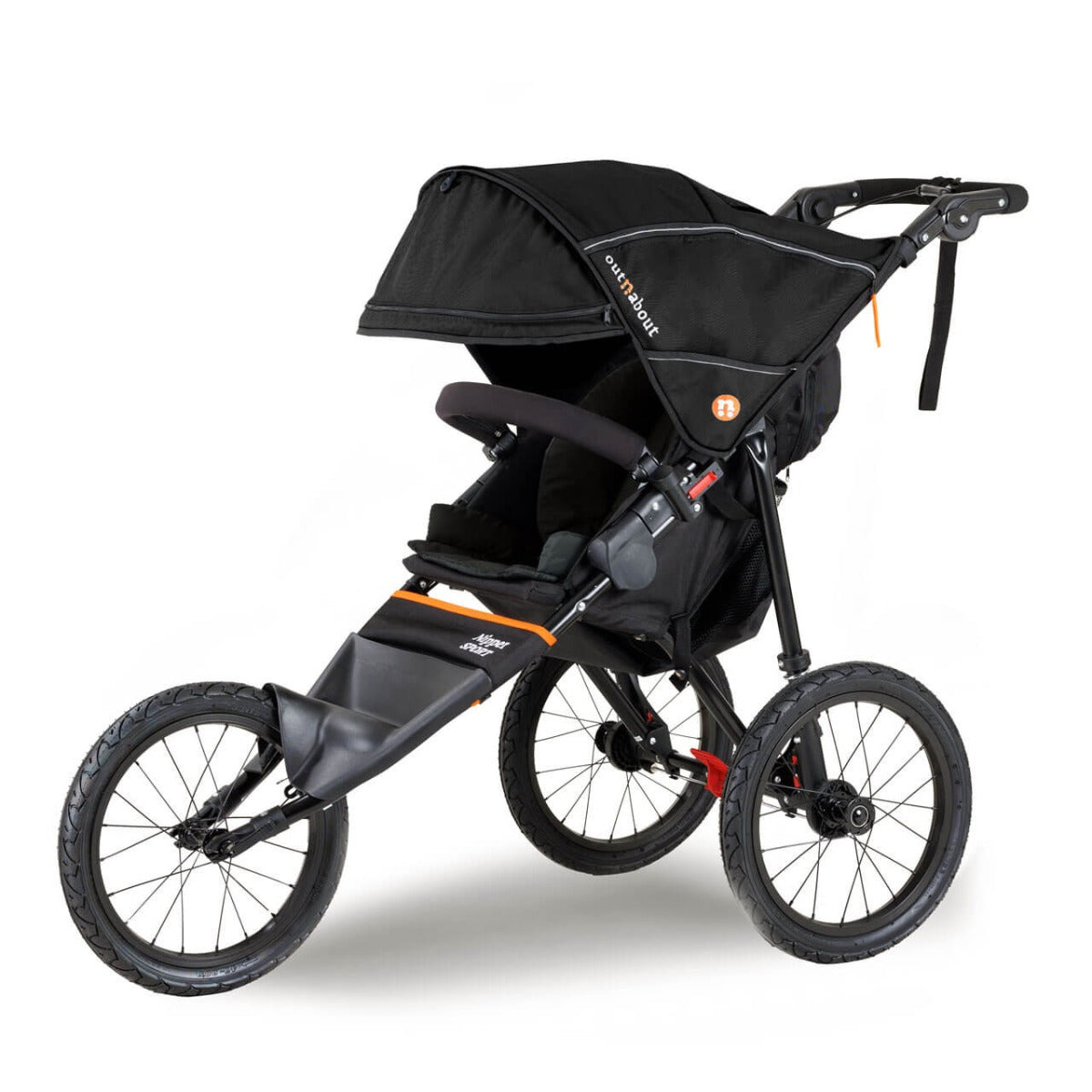 Out n About Nipper Sport V5 Single Pushchair - Summit Black 3