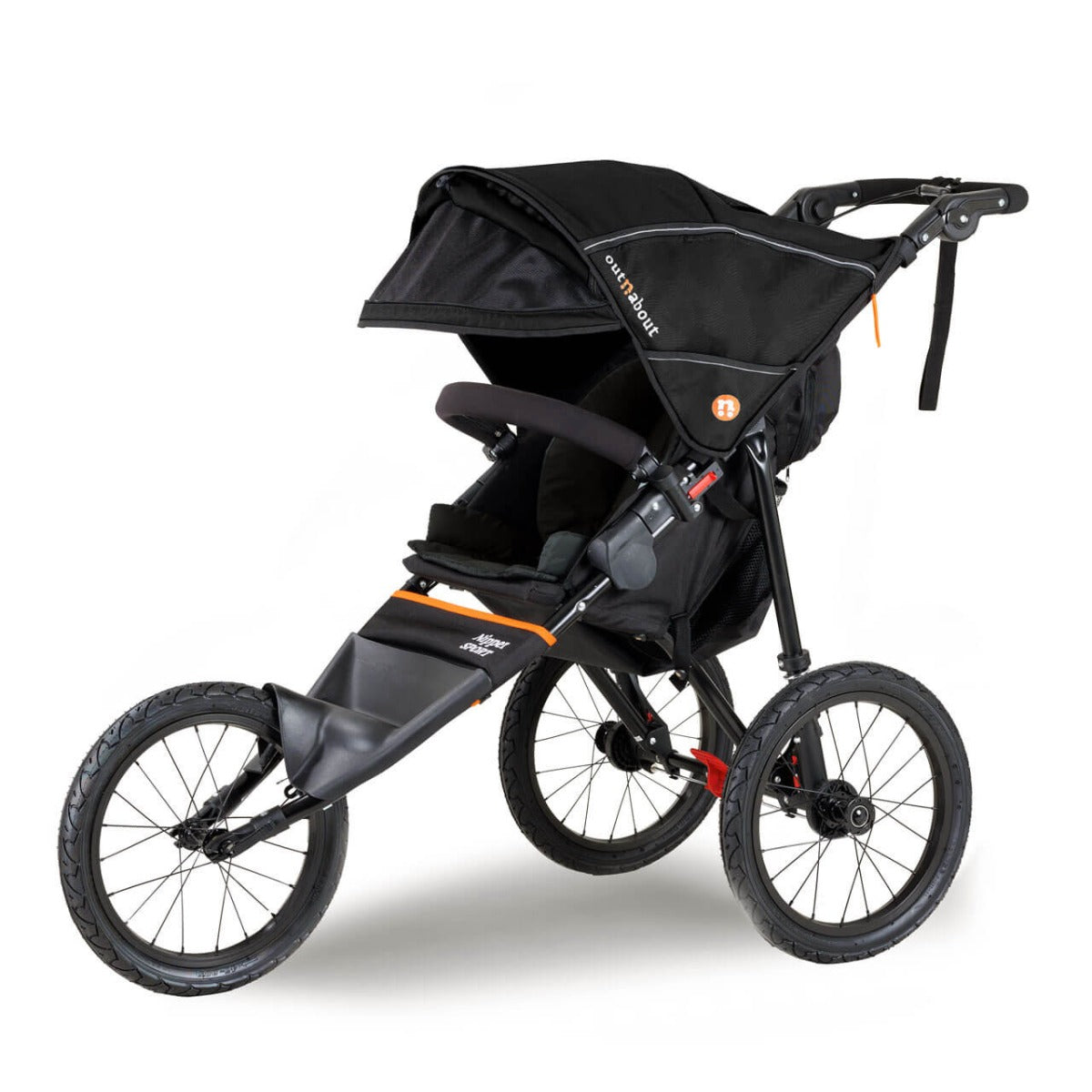 Out n About Nipper Sport V5 Single Pushchair - Summit Black 4