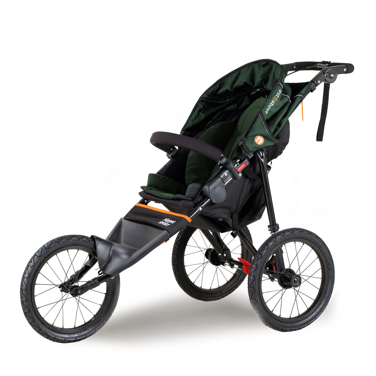 Out n About Nipper Sport V5 Single Pushchair - Sycamore Green 6