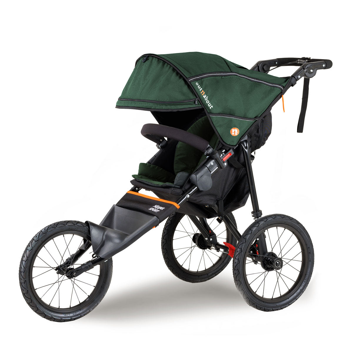 Out n About Nipper Sport V5 Single Pushchair - Sycamore Green 7