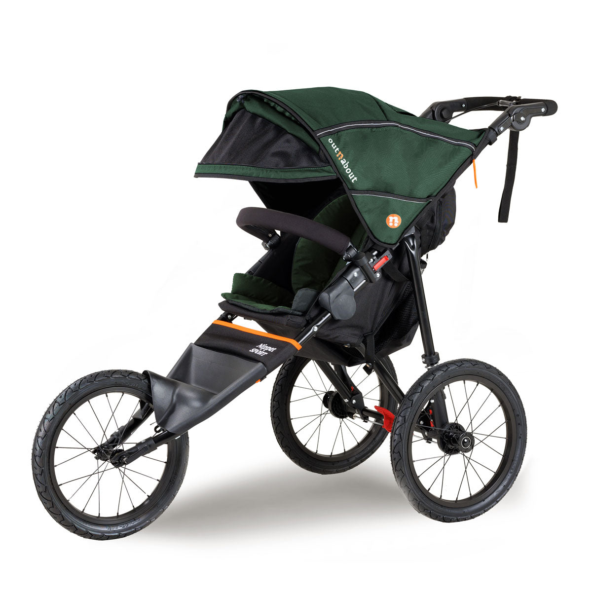 Out n About Nipper Sport V5 Single Pushchair - Sycamore Green 8