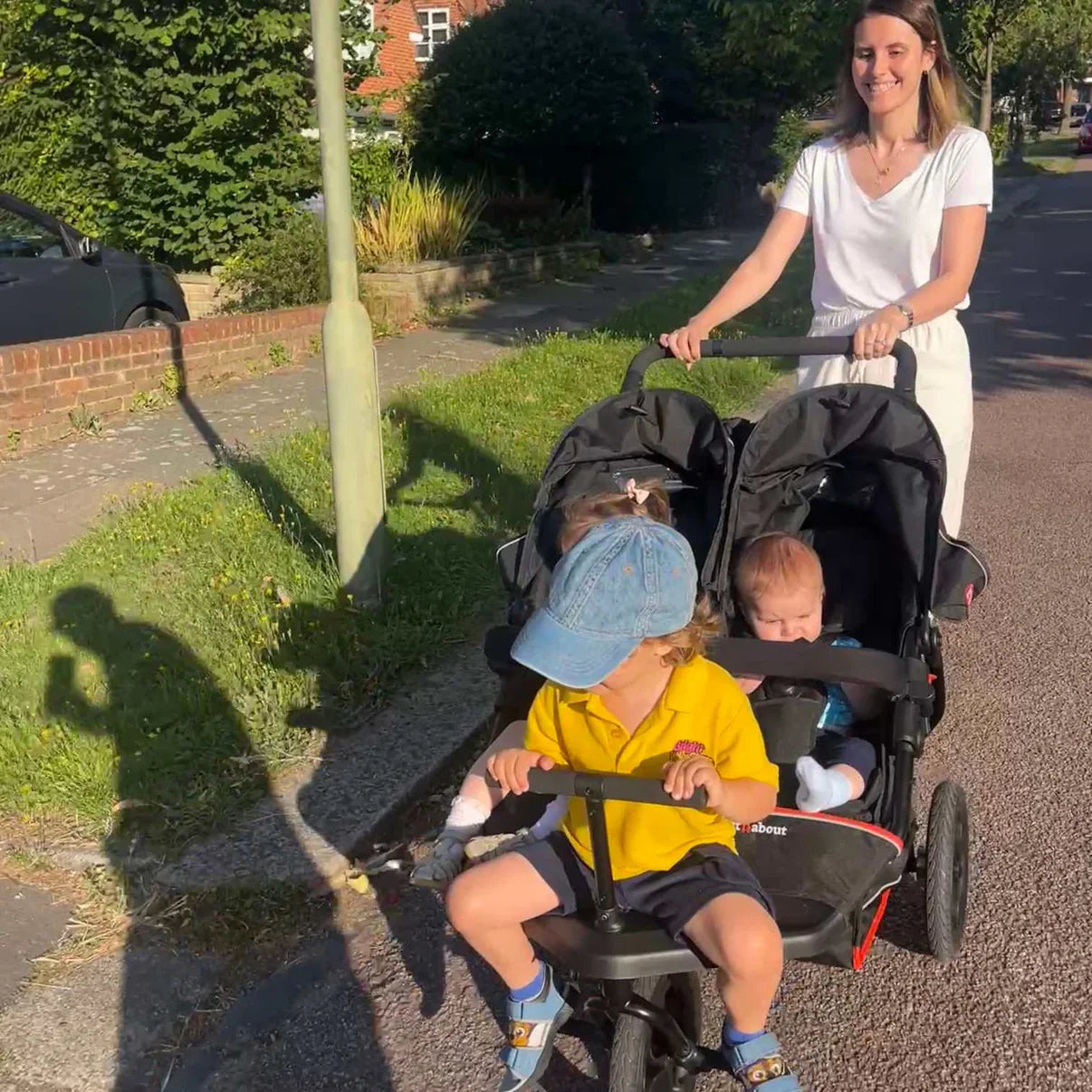 Out n About Nipper V6 Double Pushchair - Sycamore Green 3