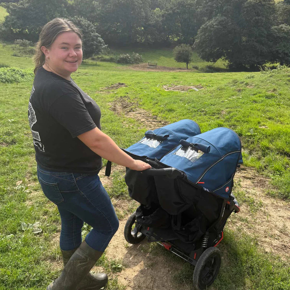 Out n About Nipper V6 Twin Bundle - Highland Blue 6