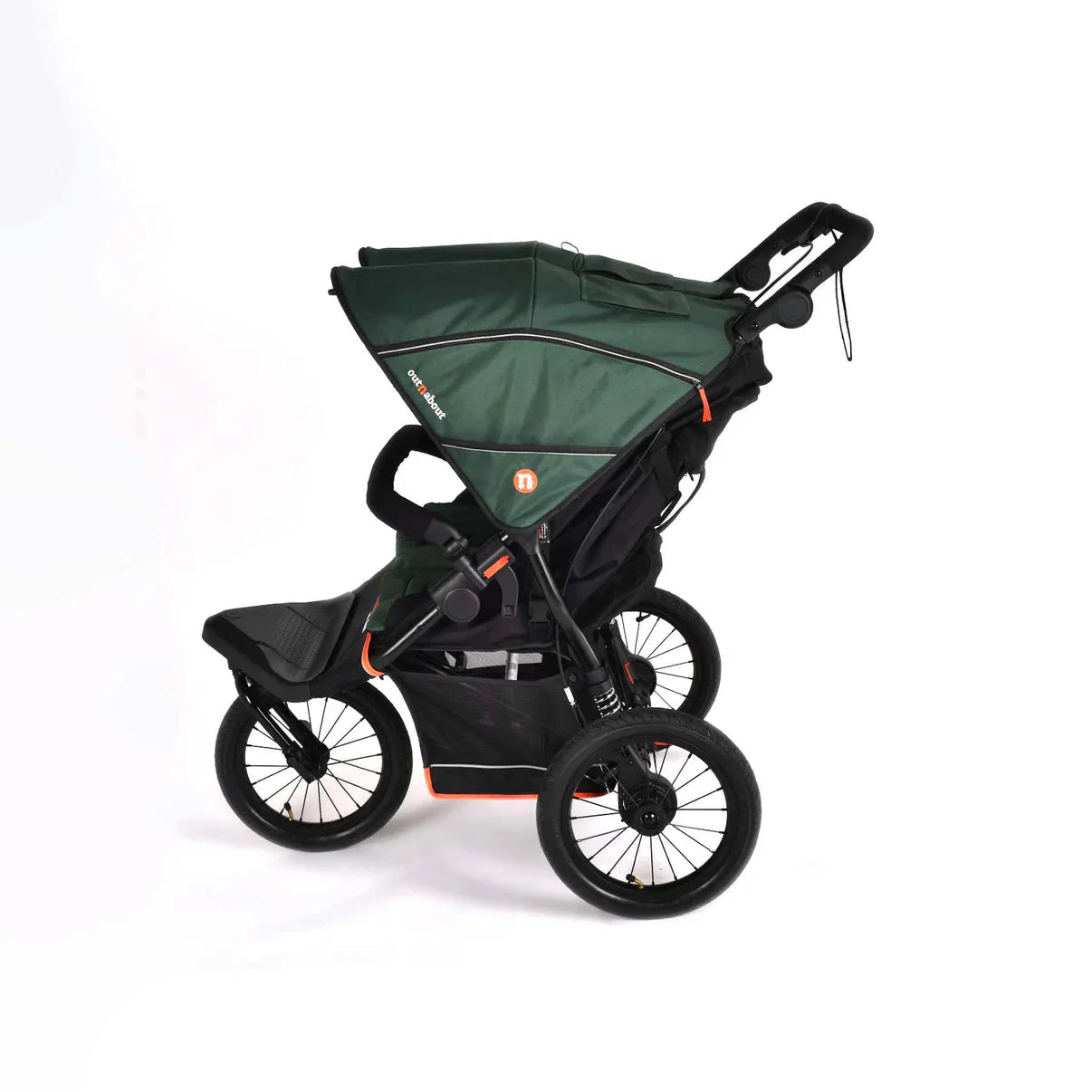 Out n About Nipper V6 Plus Double Pushchair - Summit Black 5